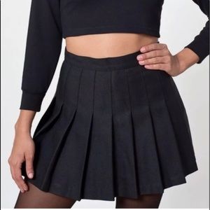 American Apparel | Gabardine Pleated Tennis Skirt